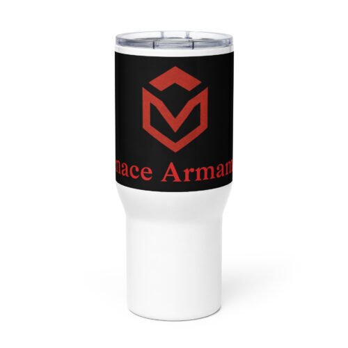 Travel mug with a handle