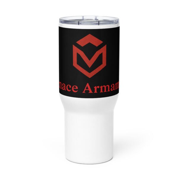 Travel mug with a handle