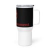 Travel mug with a handle