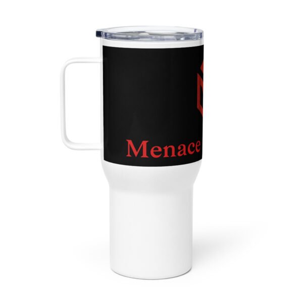 Travel mug with a handle